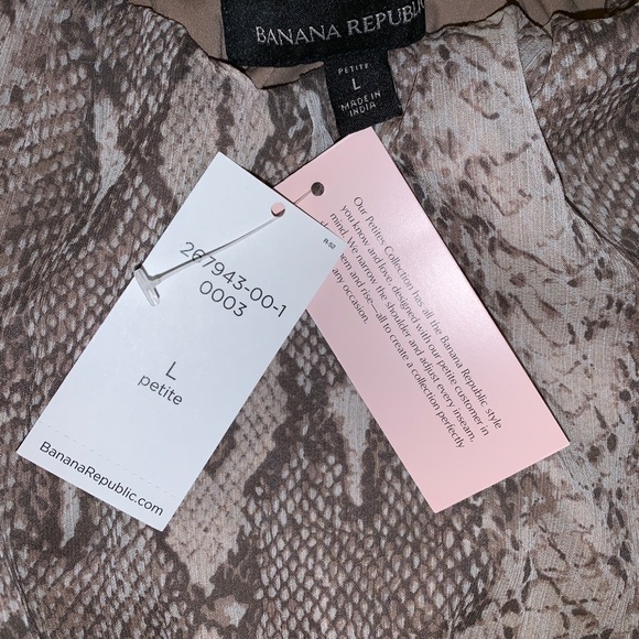 Banana Republic Strappy Snake Print Dress - Picture 2 of 4